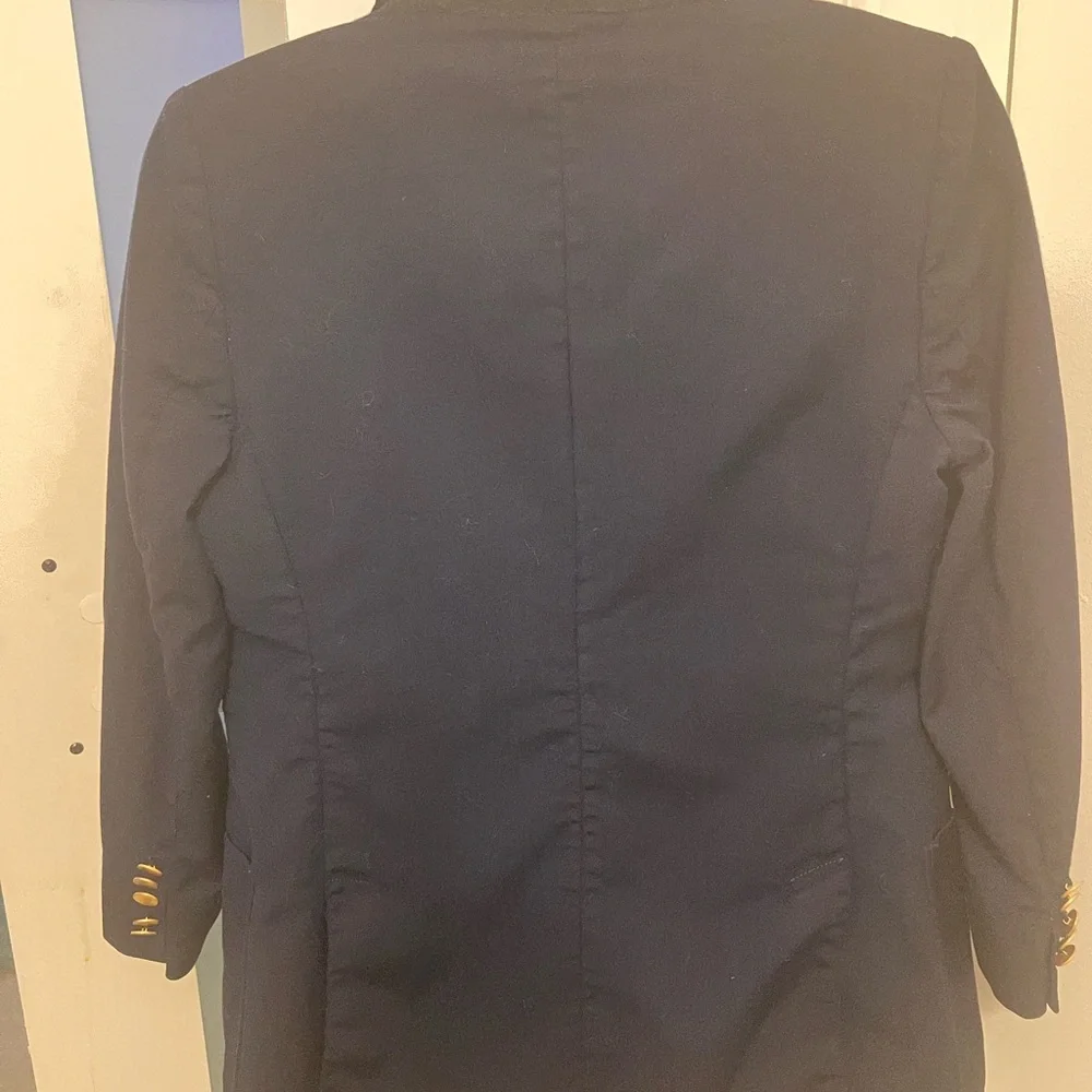 Gucci Uniform Blazer Navy Blazer with Burgundy Lining